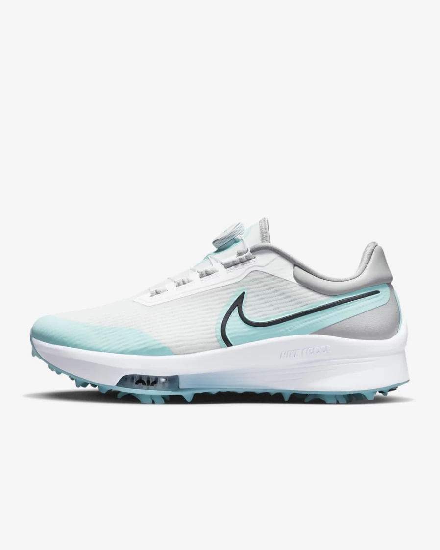 Nike Air Zoom Infinity Tour NEXT% Boa Men's Golf Shoes Wide - White/Copa/Light Smoke Grey/Black