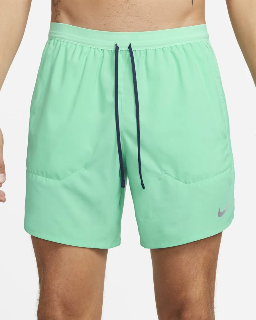 Nike Dri-FIT Stride Men's 7" 2-in-1 Running Shorts - Light Menta/Midnight Navy Athletic Training Shorts for Men