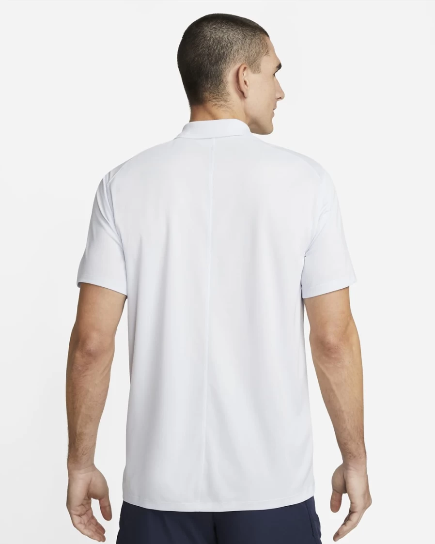 NikeCourt Dri-FIT Men's Tennis Polo Shirt - Football Grey/White, Moisture-Wicking Performance Top