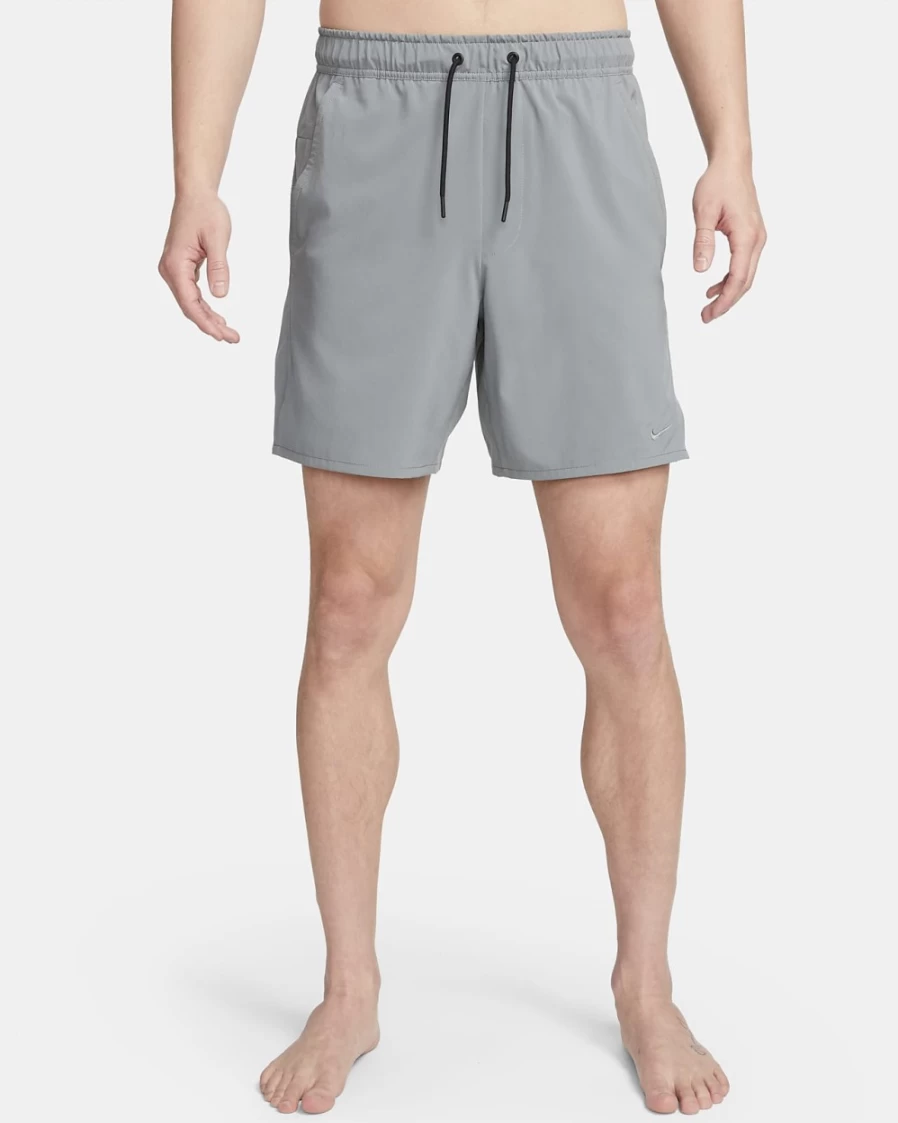 Nike Dri-FIT Unlimited Men's 7" Unlined Versatile Shorts in Smoke Grey/Black