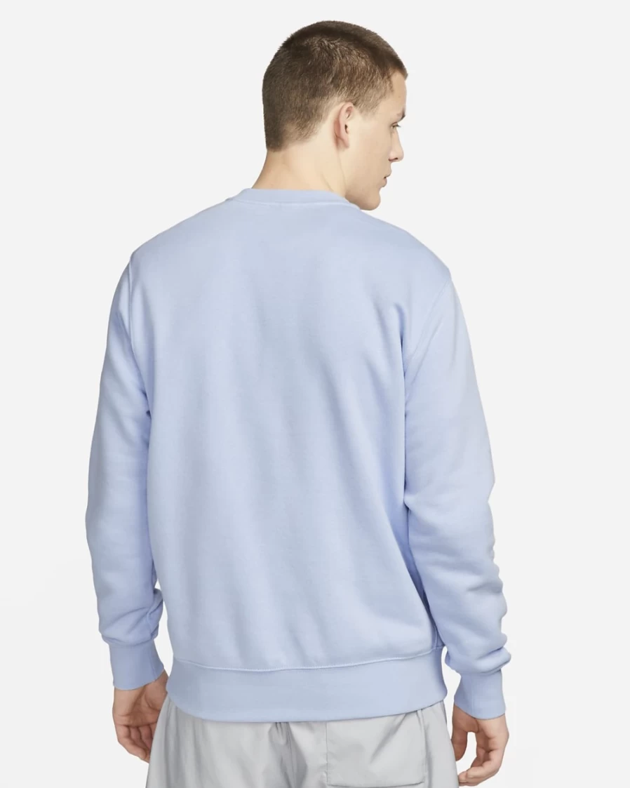 Nike Sportswear Club Fleece Crew for Men - Cobalt Bliss/White Pullover Sweatshirt