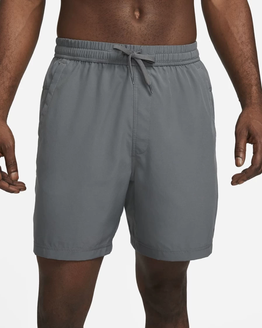 Nike Dri-FIT Men's 7" Unlined Versatile Shorts in Iron Grey/Black