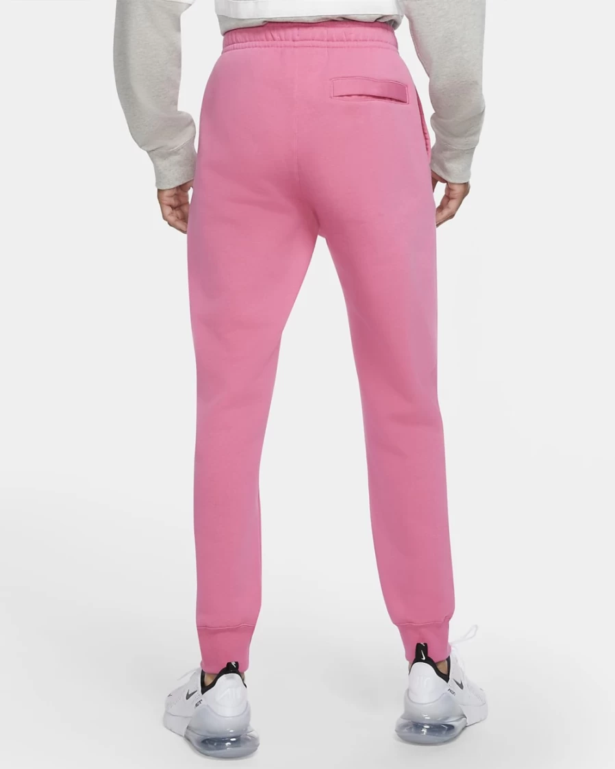 Nike Men's Sportswear Club Fleece Joggers - Pinksicle/White Casual Comfort Pants
