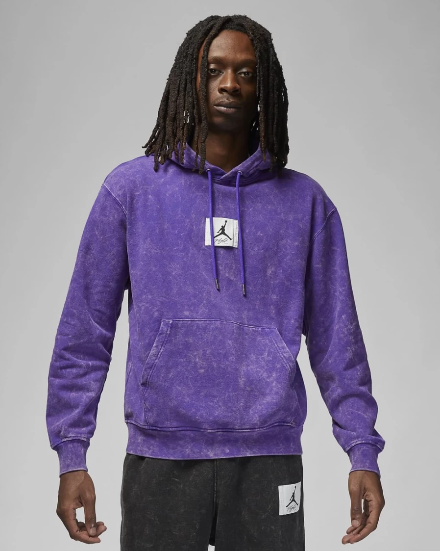 Nike Jordan Flight Fleece Men's Dark Concord Pullover Hoodie