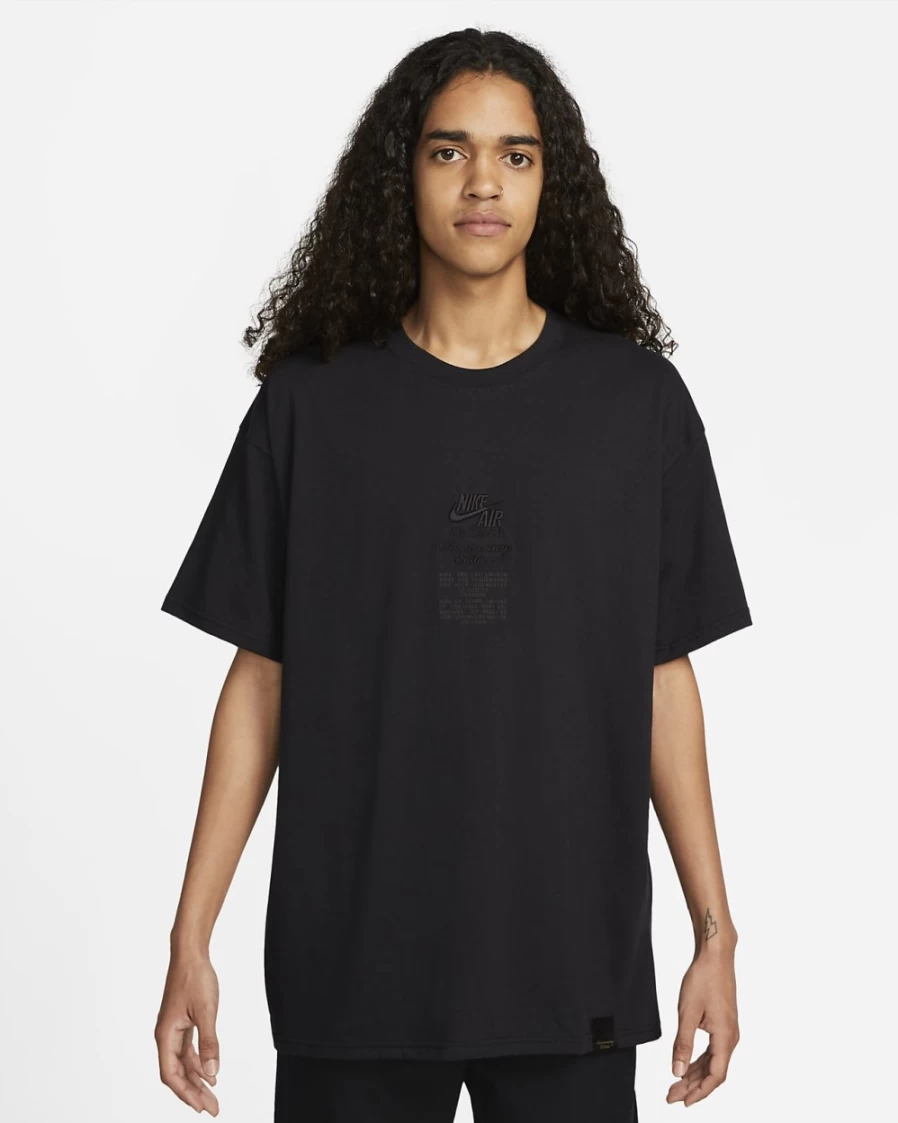 Nike Men's Black Sportswear AF1 40th Anniversary Max 90 T-Shirt