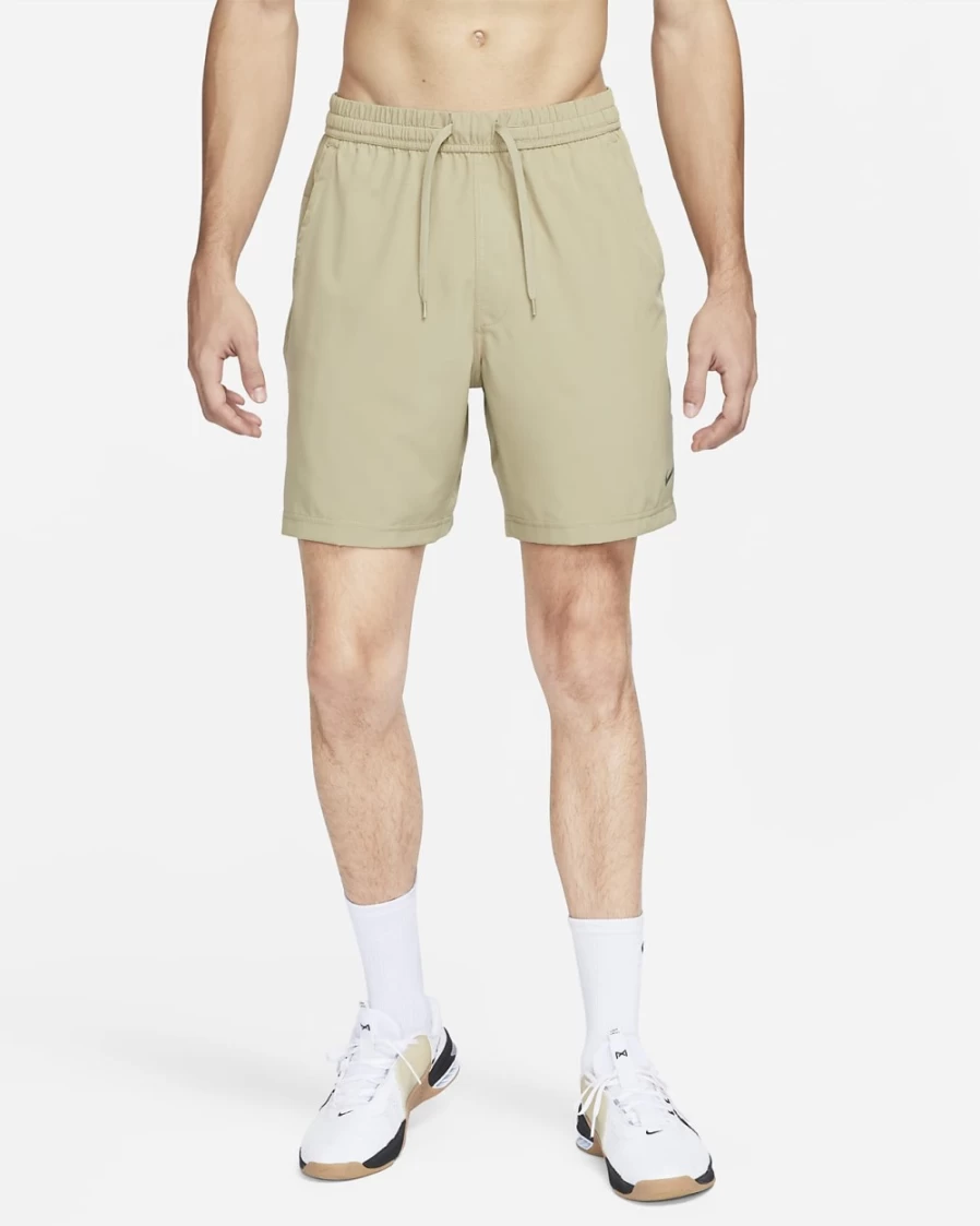 Nike Men's Dri-FIT 7" Unlined Versatile Shorts in Neutral Olive/Black - Lightweight & Breathable Athletic Shorts