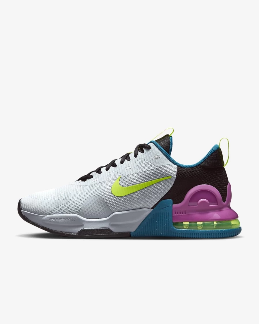 Nike Air Max Alpha Trainer 5 Men's Training Shoes - Pure Platinum/Black/Green Abyss/Volt