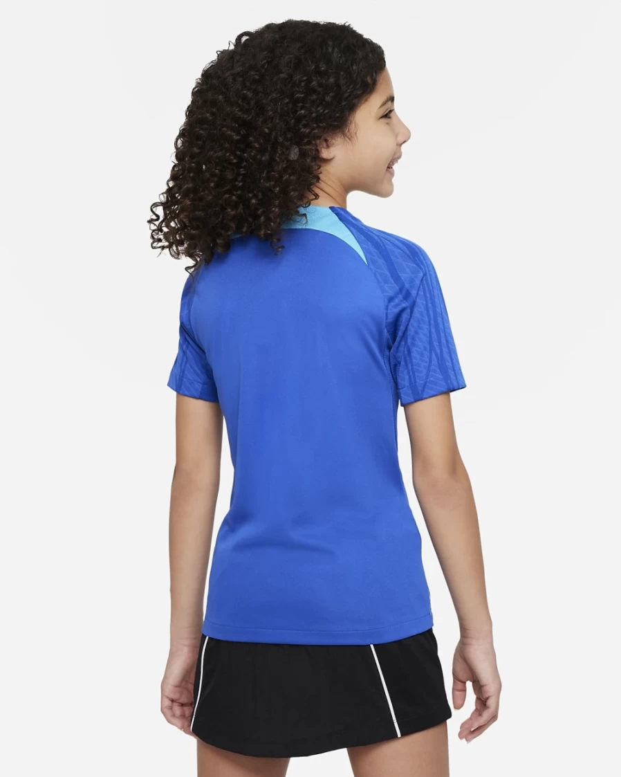 "Nike Dri-FIT England Strike Soccer Jersey for Kids - Game Royal/Blue Fury Short-Sleeve Top - Boys & Girls"