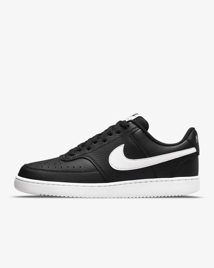 Nike Court Vision Low Next Nature Men's Sneakers in Black/White - Casual Athletic Shoes for Men