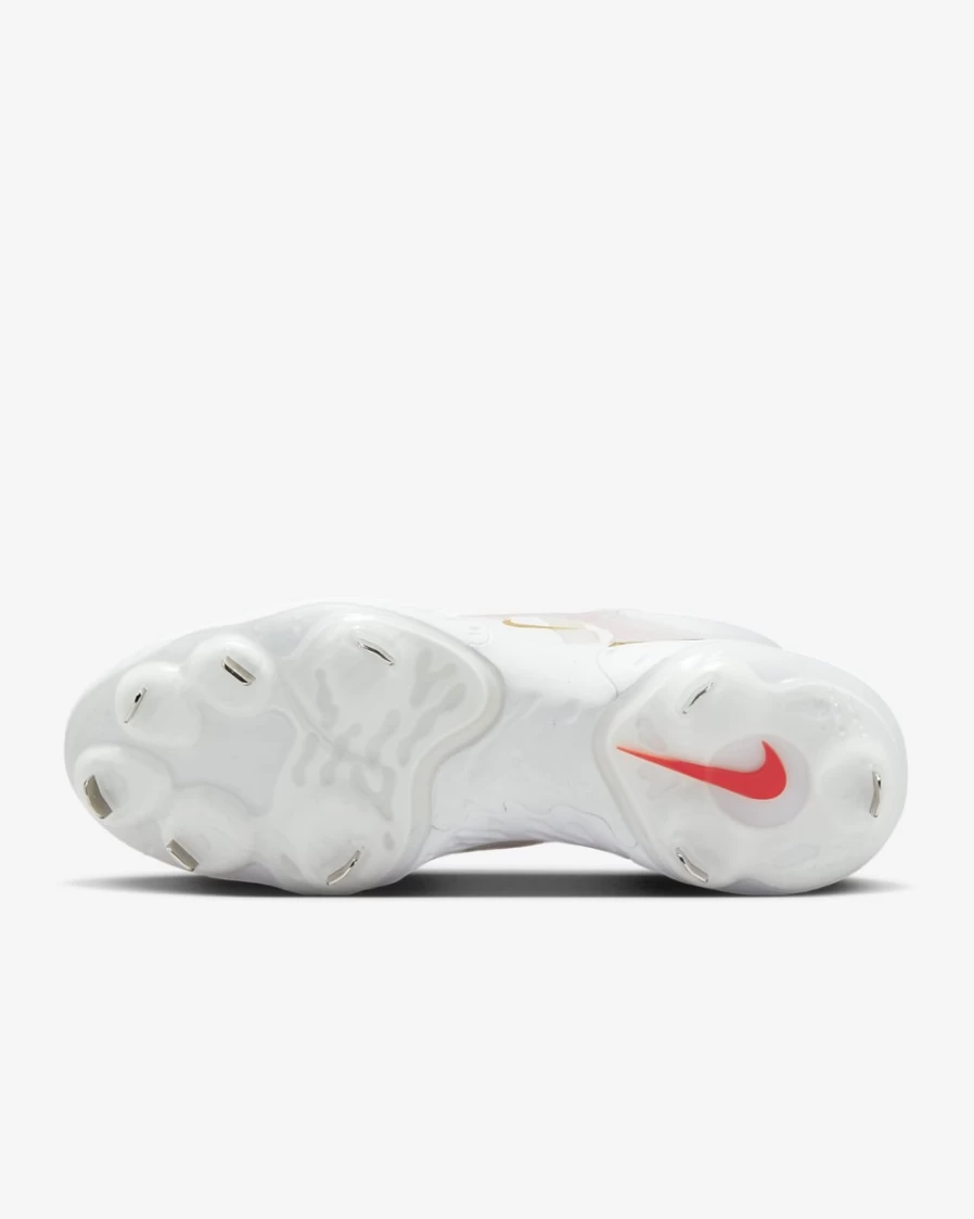 Nike Alpha Huarache Elite 4 Low Men's Baseball Cleats - Summit White/White/Bright Crimson