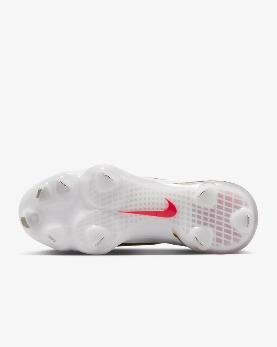 Nike Force Zoom Trout 8 Pro Baseball Cleats for Men - Summit White/White/Black/Bright Crimson
