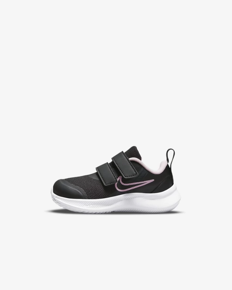 Nike Star Runner 3 Baby Toddler Shoes - Black/Dark Smoke Grey for Boys & Girls