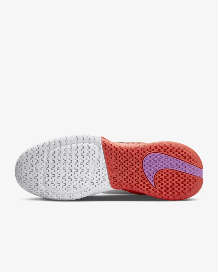 NikeCourt Air Zoom Vapor Pro 2 Men's Tennis Shoes - White/Picante Red/Black/Fuchsia Dream for Hard Court