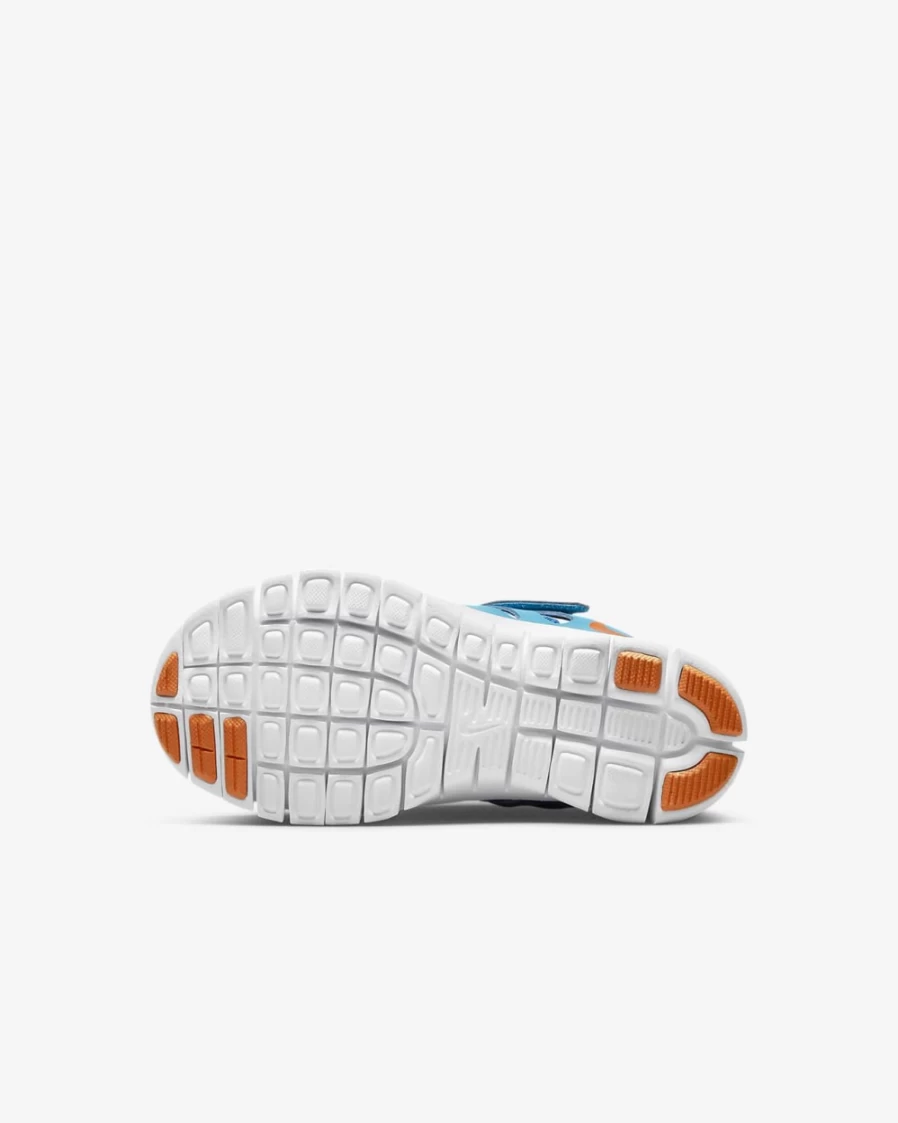 Nike Free Run 2 Little Kids' Running Shoes - Laser Blue/Game Royal/White/Safety Orange - Boys & Girls