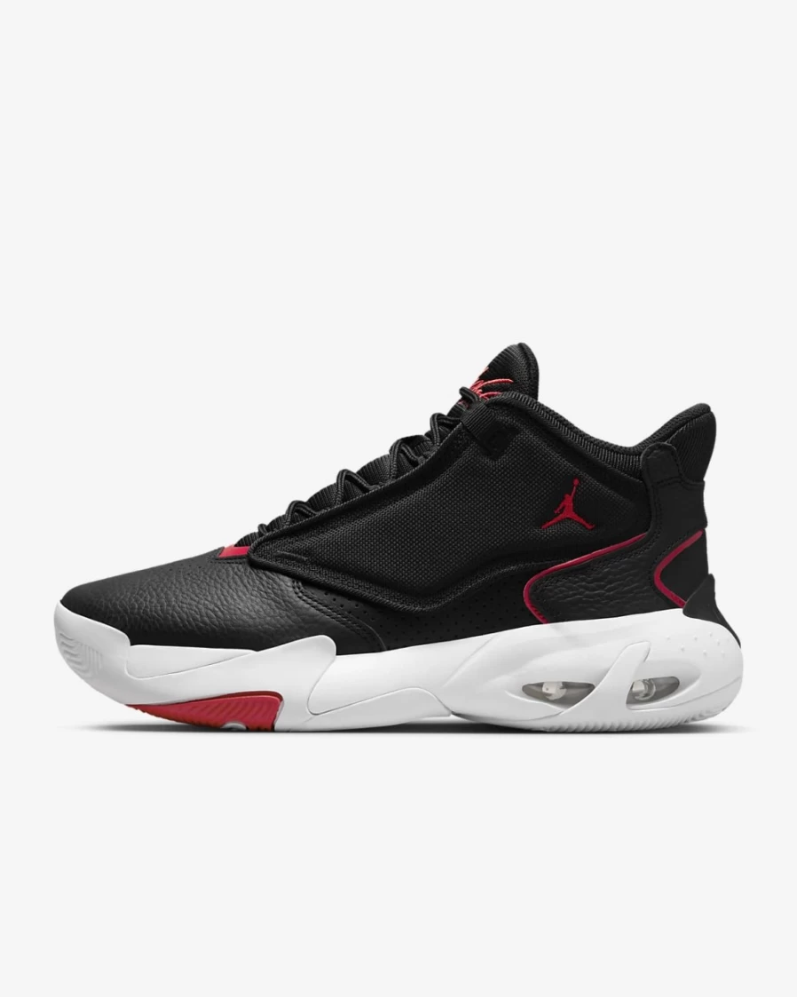 Nike Jordan Max Aura 4 Men's Basketball Shoes - Black/White/University Red