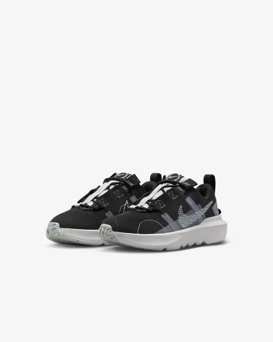 Nike Crater Impact Kids' Shoes - Black/Football Grey/Sail/Barely Green - Unisex Boys & Girls Sneakers