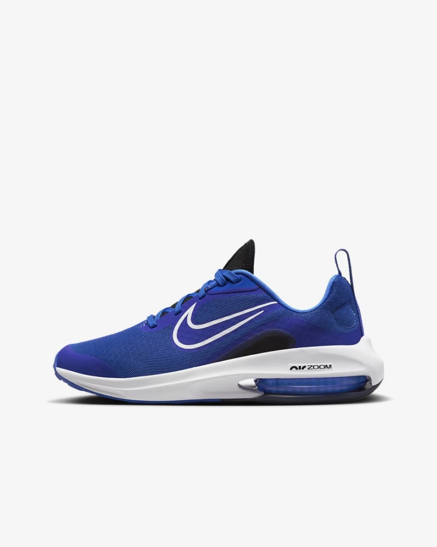 Nike Air Zoom Arcadia 2 Big Kids' Road Running Shoes - Game Royal/Black/White - Boys & Girls