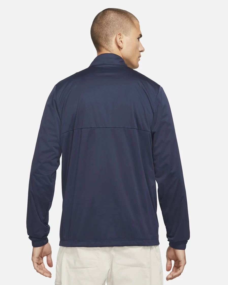 Nike Storm-FIT Victory Men's Full-Zip Golf Jacket - Obsidian/Black, Waterproof Windbreaker for Men