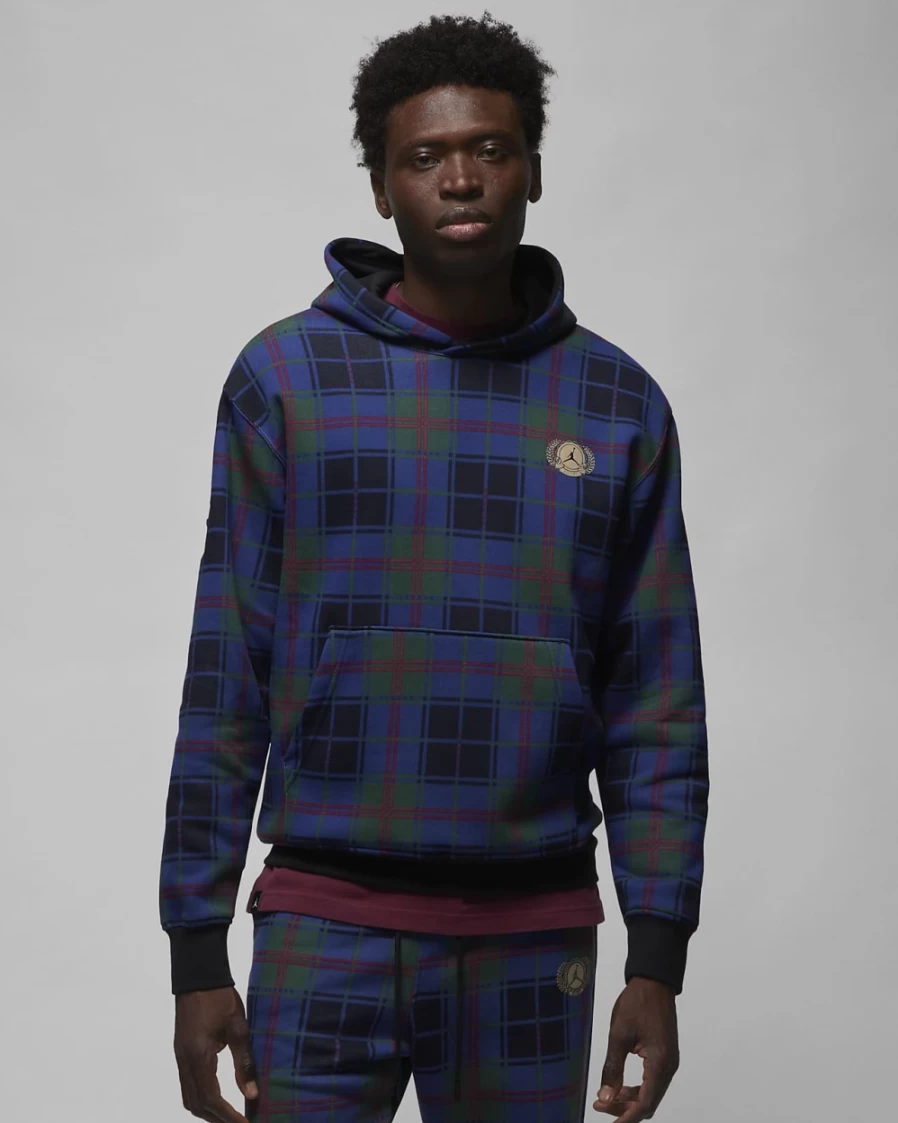 Nike Jordan Essential Holiday Hoodie for Men - Noble Green/Rattan