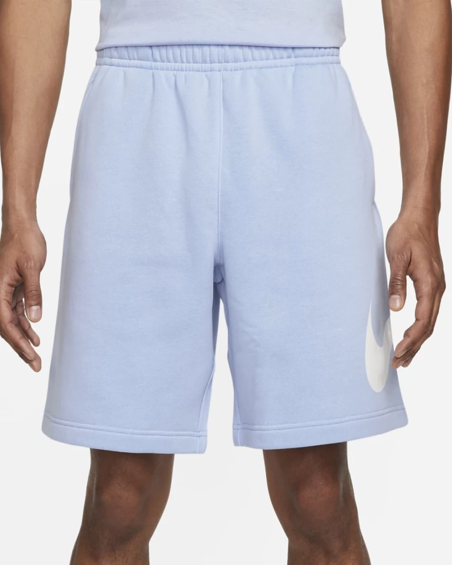 Nike Sportswear Club Men's Light Marine Graphic Shorts - Comfortable Athletic Casual Wear