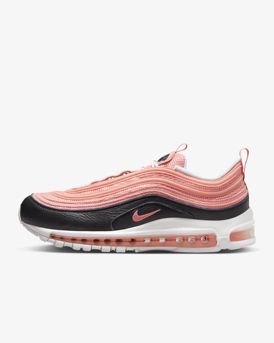 Nike Air Max 97 Men's Running Shoes - Pink Gaze/White/Black/Hyper Pink, Athletic Sneakers for Men