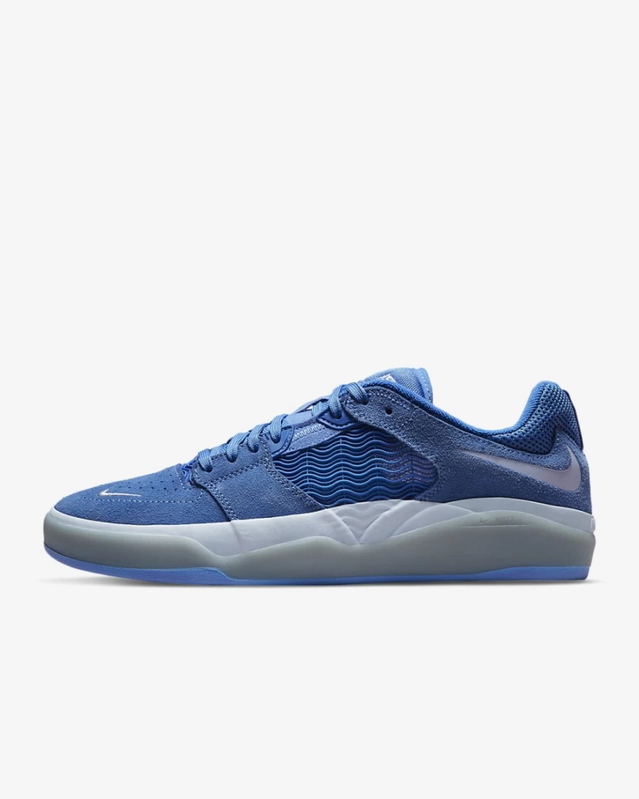 Nike SB Ishod Wair Men's Skate Shoes in Pacific Blue, Navy, University Red, Boarder Blue