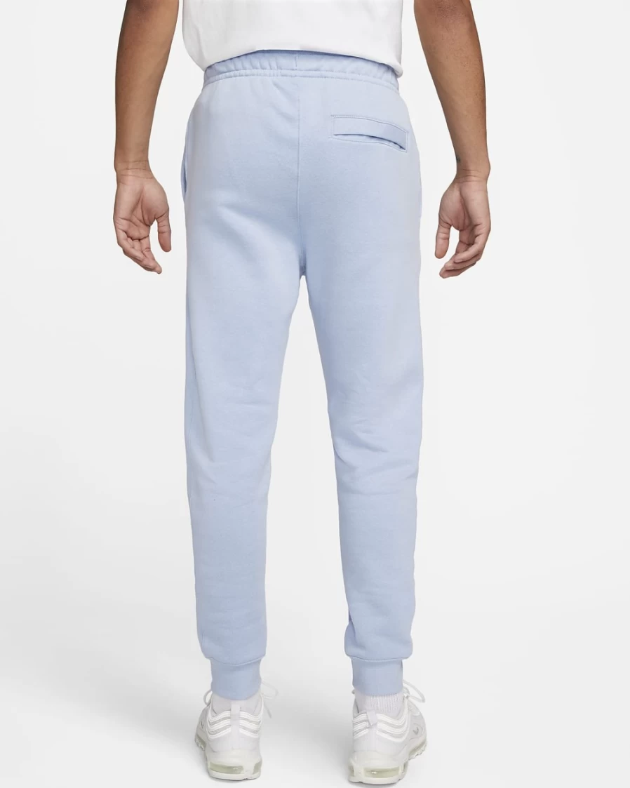 Nike Men's Sportswear Club Fleece Joggers in Cobalt Bliss & White