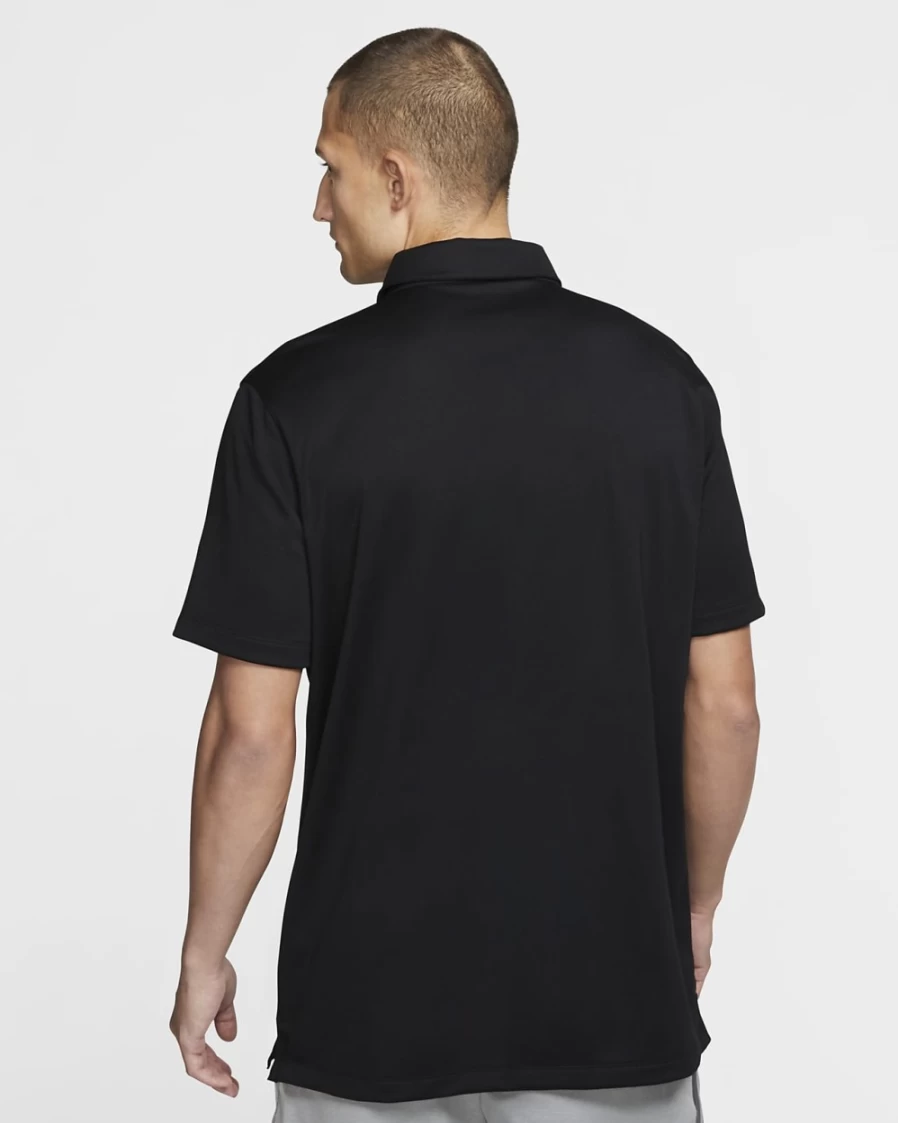 Nike Men's Black & White Football Polo Shirt - Official Nike Sportswear