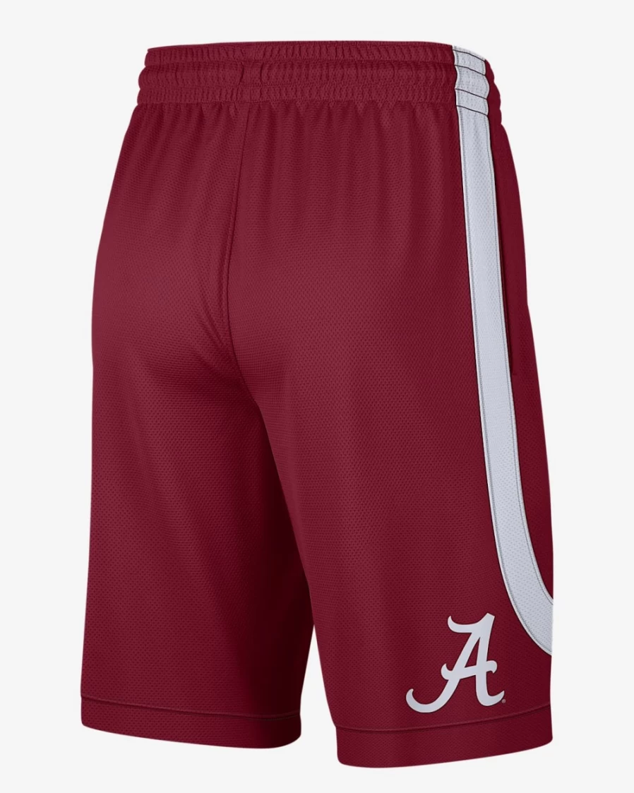 Nike Alabama Crimson Tide Men's Replica Basketball Shorts - Team Crimson/White