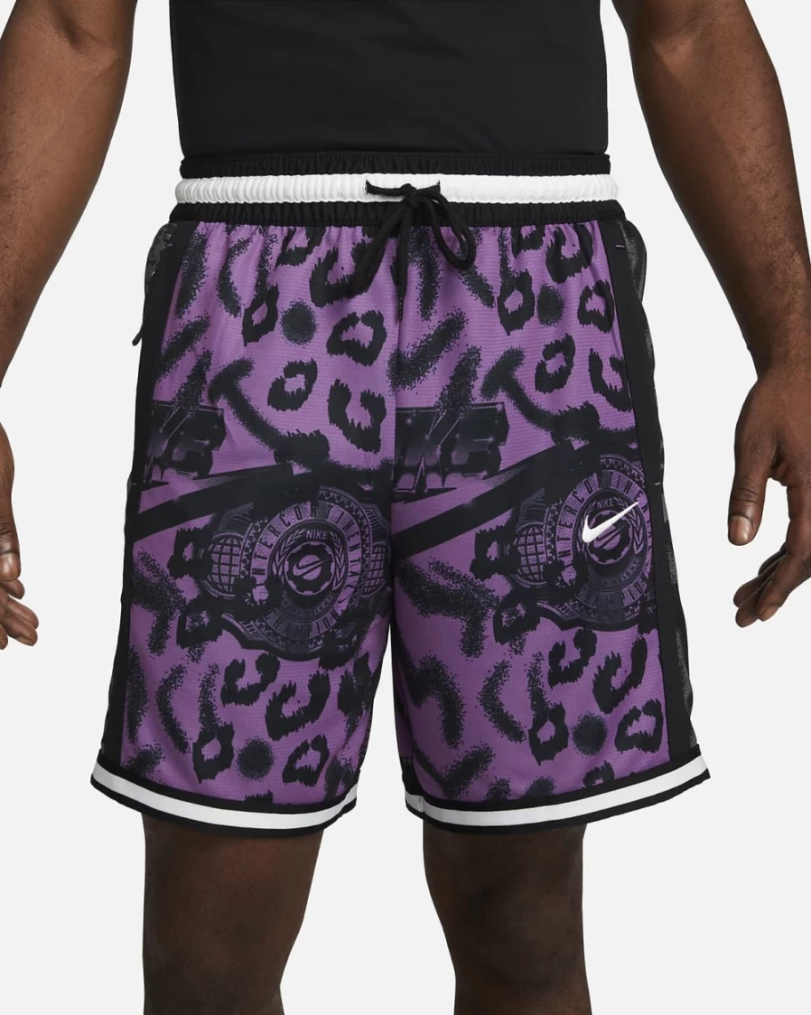 Nike Dri-FIT DNA+ Men's Basketball Shorts - Purple Nebula - Breathable & Lightweight Performance Shorts for Men