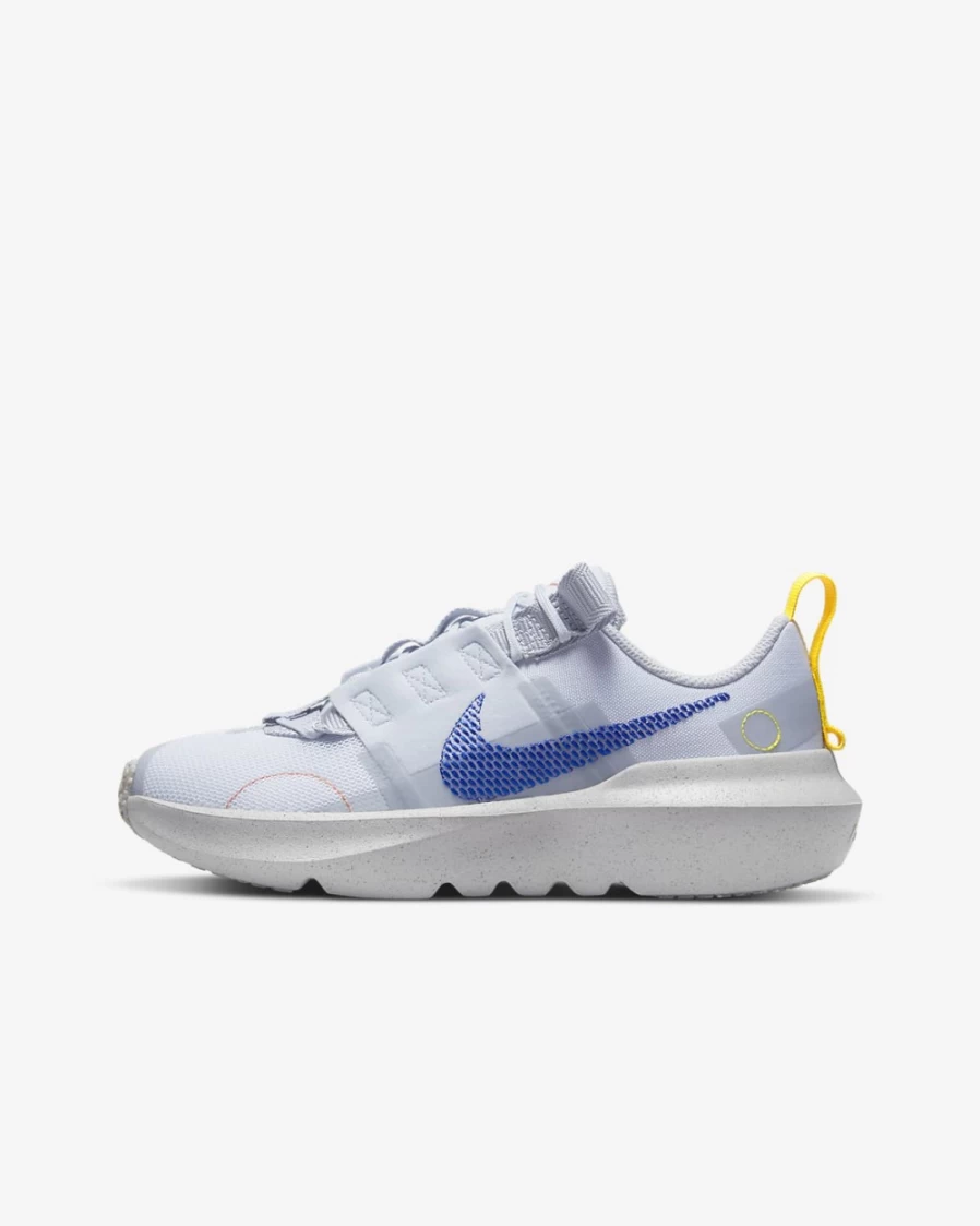 Nike Crater Impact Big Kids' Sneakers in Football Grey/Wolf Grey/Rush Orange/Game Royal for Boys and Girls