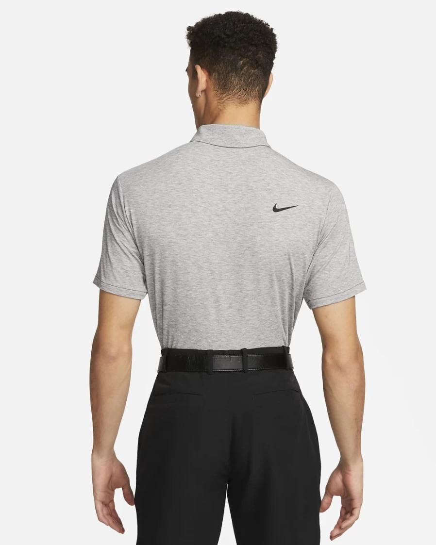 Nike Dri-FIT Tour Men's Black Golf Polo Shirt - Moisture-Wicking Performance Apparel