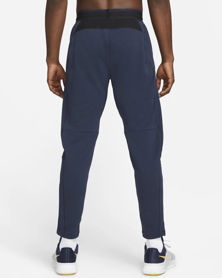 Nike Pro Men's Fleece Training Pants - Obsidian/Black/Black