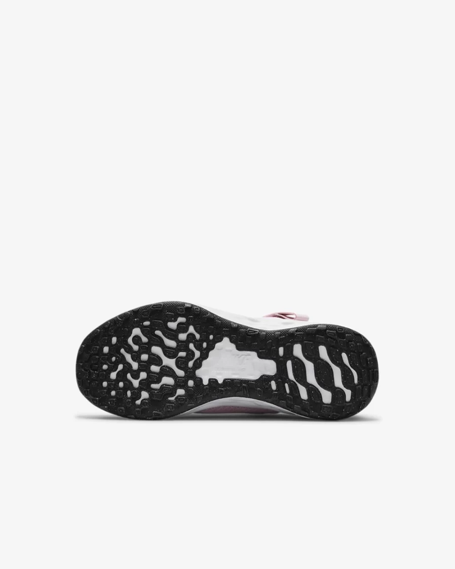 Nike Revolution 6 FlyEase Easy On/Off Kids' Shoes for Boys and Girls - Pink Foam/Black