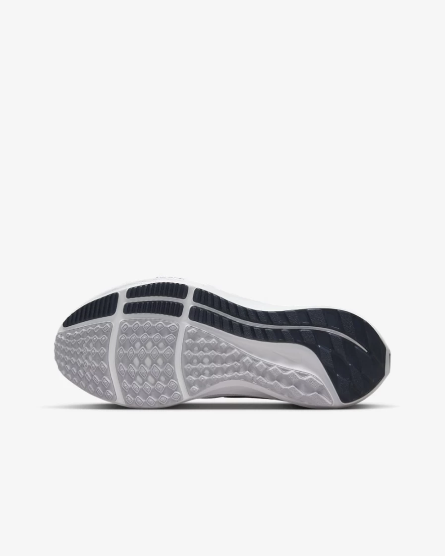 Nike Air Zoom Pegasus 39 Kids' Road Running Shoes for Boys & Girls - Violet Frost/Barely Grape/Midnight Navy/Metallic Silver