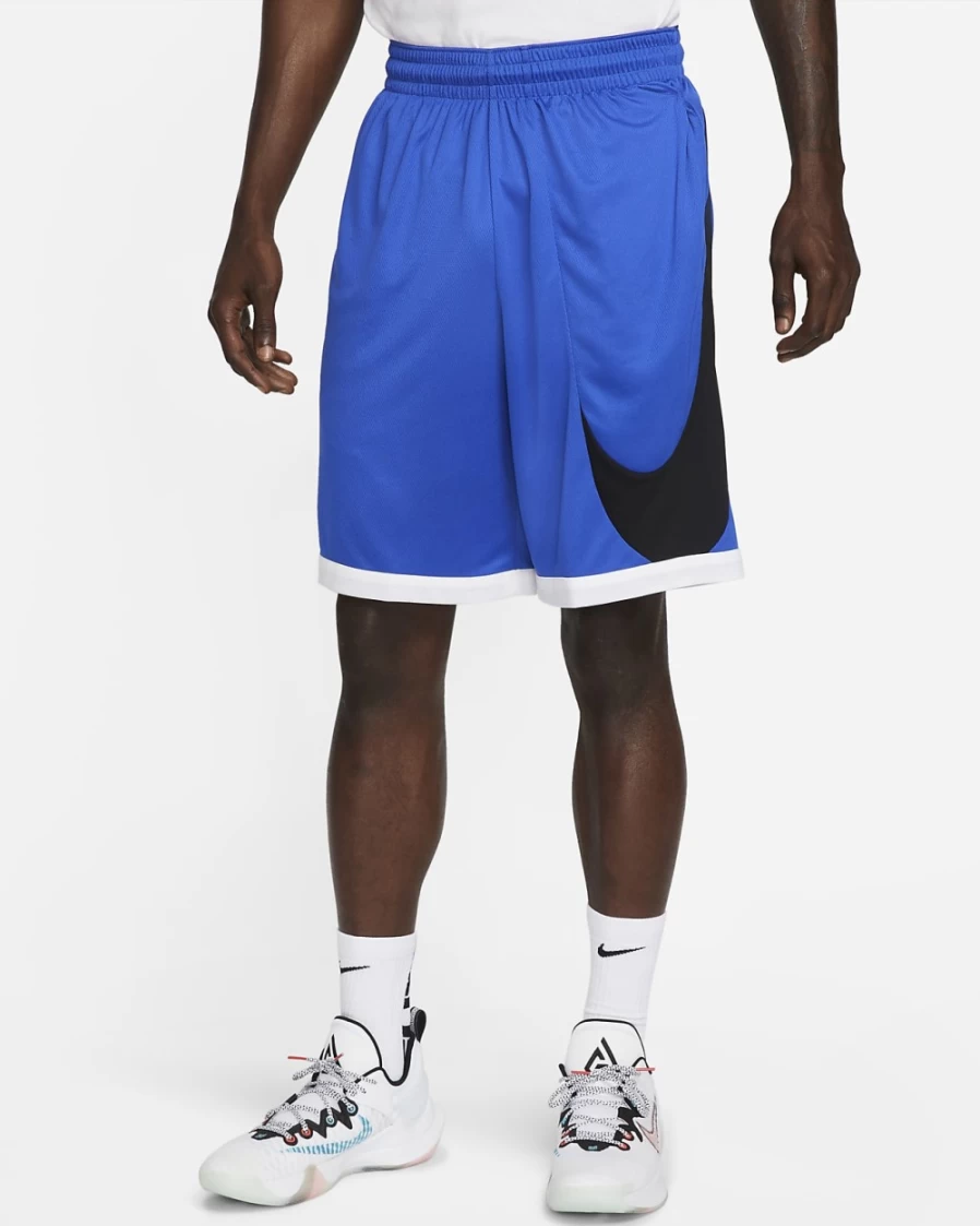 Nike Dri-FIT Men's Basketball Shorts - Game Royal/White/Black - Breathable Quick-Dry Athletic Shorts for Men