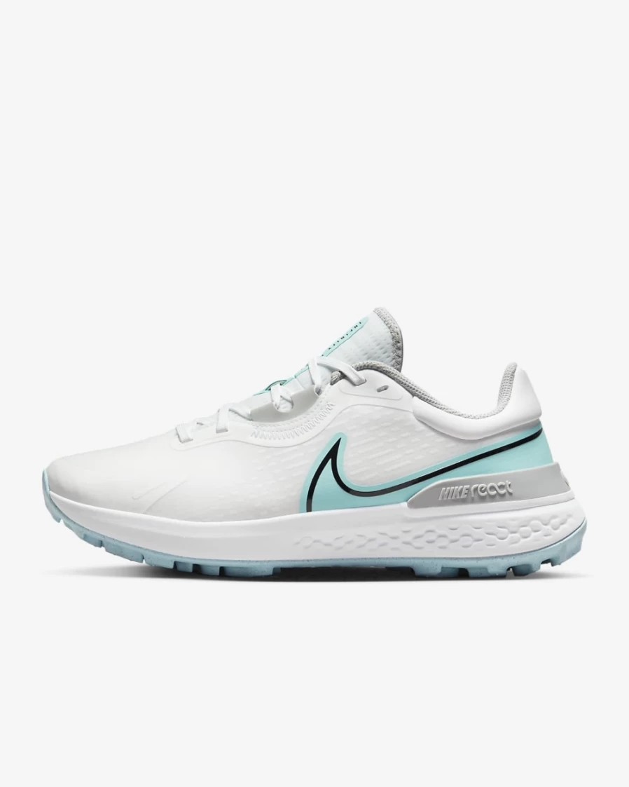 Nike Infinity Pro 2 Men's Wide Golf Shoes - White/Copa/Light Smoke Grey/Black