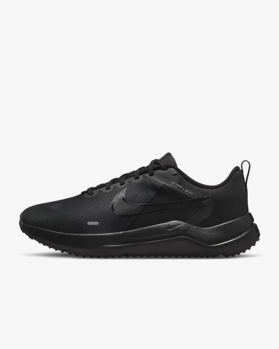 Nike Downshifter 12 Men's Extra Wide Road Running Shoes - Black/Particle Grey/Dark Smoke Grey
