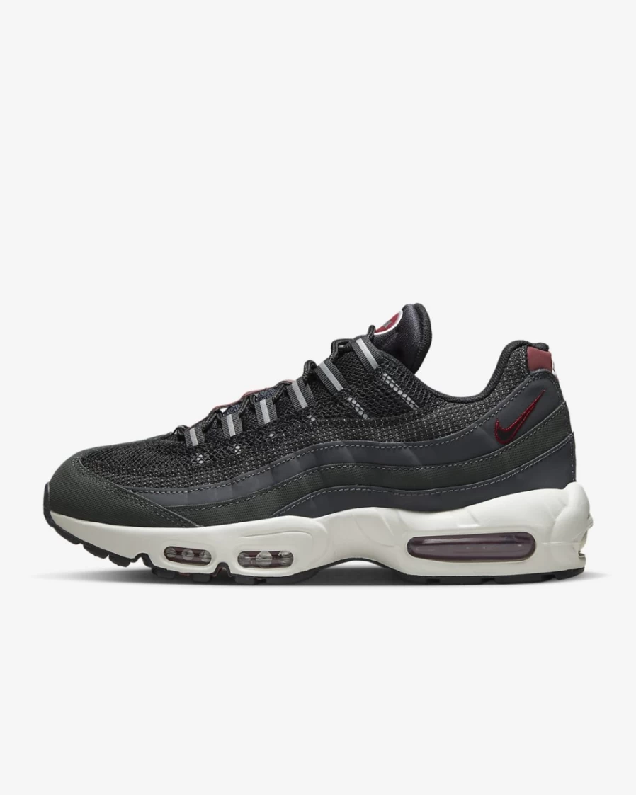 Nike Air Max 95 Men's Anthracite Team Red Summit White Black Running Shoes