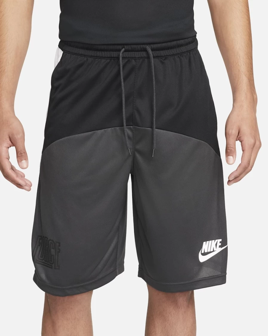 Nike Dri-FIT Starting 5 Men's Basketball Shorts 11" - Black, Dark Smoke Grey, White