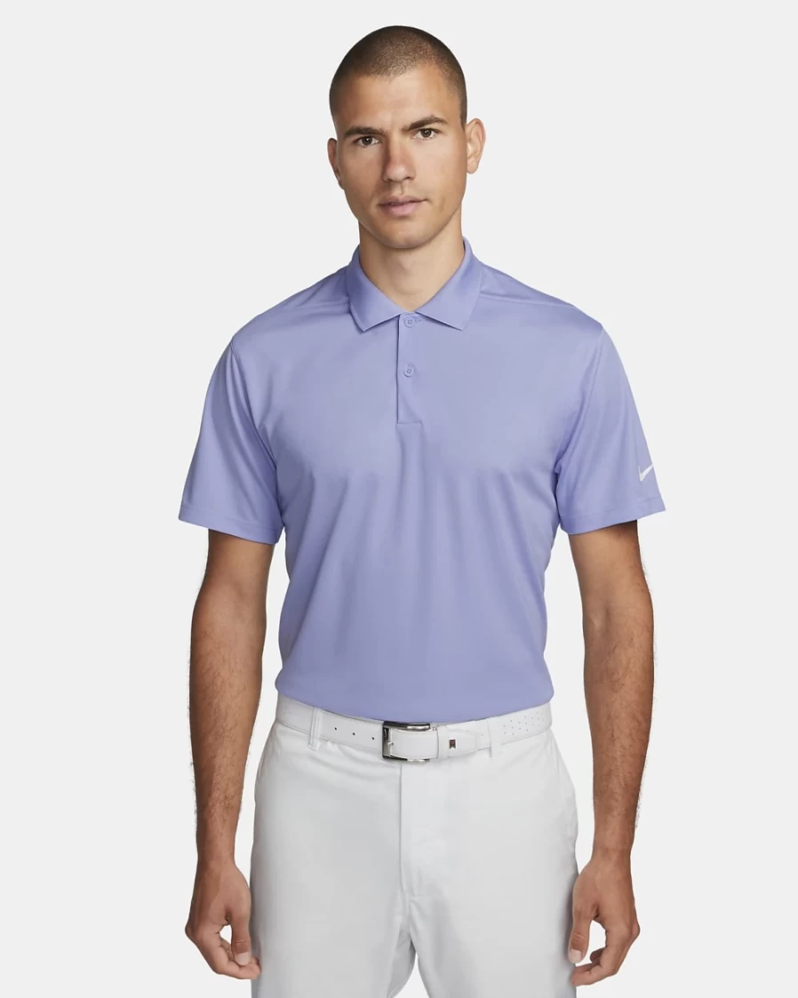 Nike Dri-FIT Victory Men's Light Thistle/White Golf Polo Shirt for Men