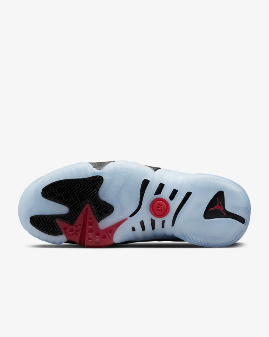 Nike Jumpman Two Trey Men's Basketball Shoes - Black/Black/White/University Red