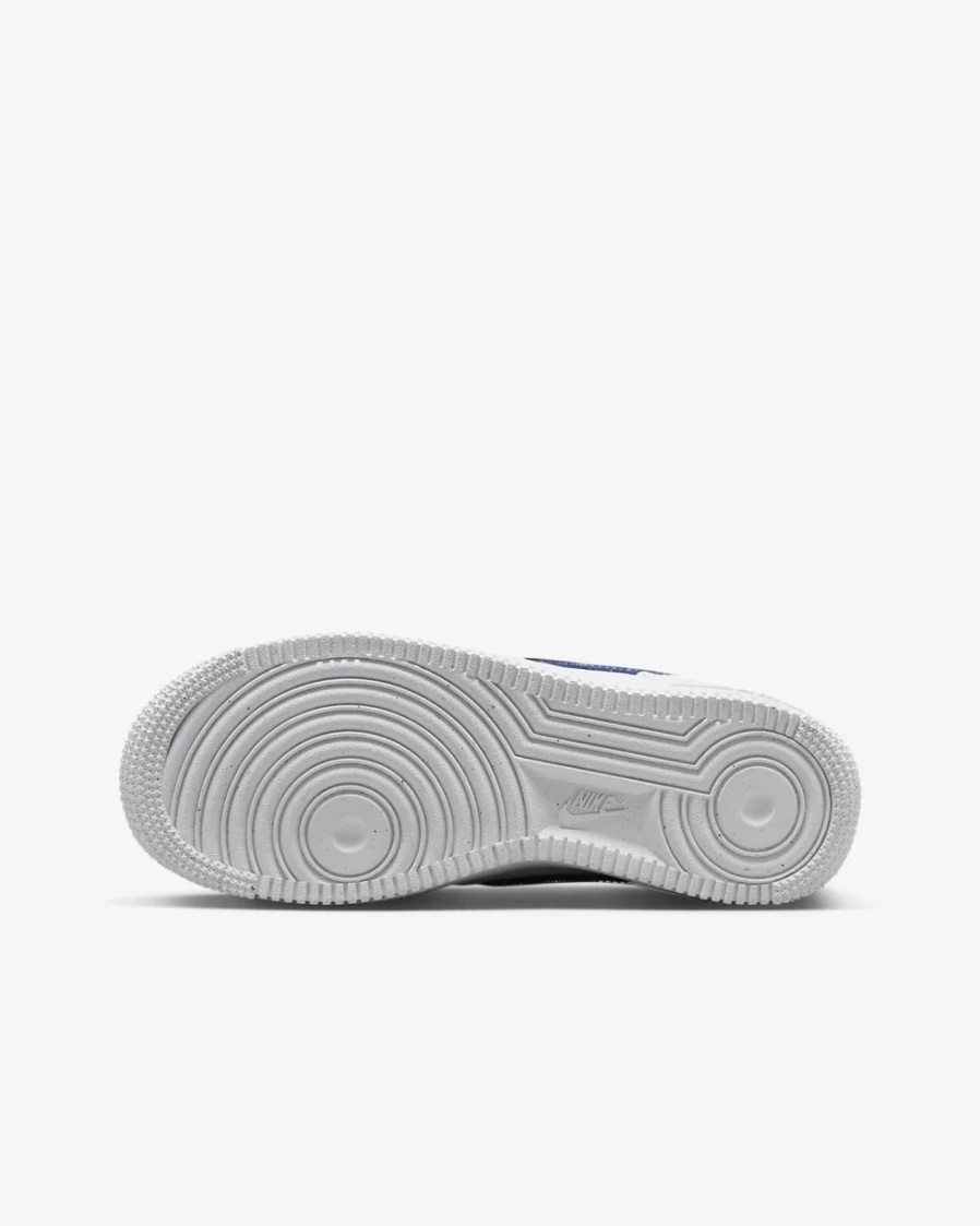 Nike Air Force 1 Impact Next Nature Bid Kids' Shoes - White/Hyper Royal/Summit White/Black - Boys & Girls Sneakers