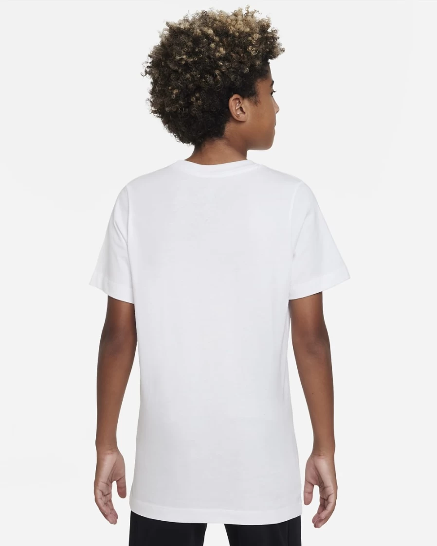 Nike Boys & Girls White Sportswear T-Shirt - Big Kids' Athletic Tee