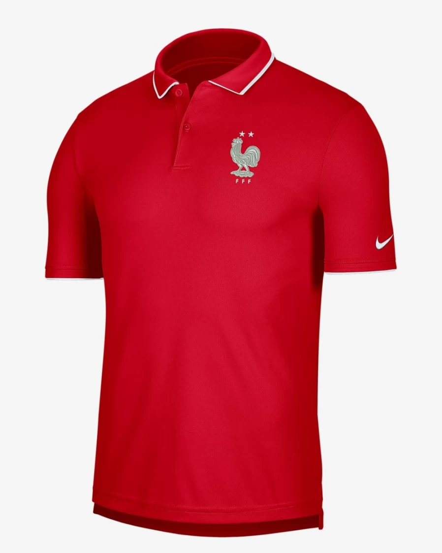 Nike Men's Dri-FIT University Red Soccer Polo - Moisture-Wicking Athletic Shirt