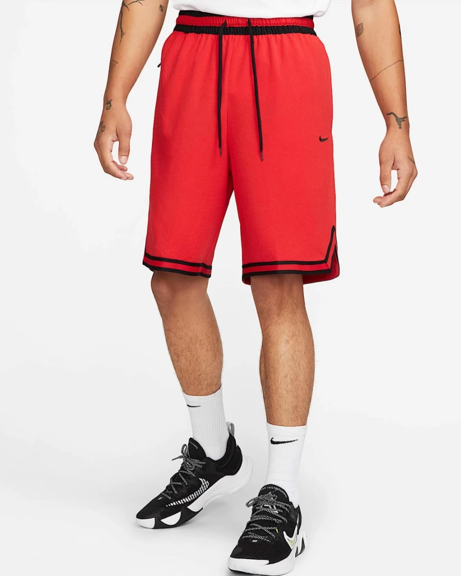 Nike Dri-FIT DNA Men's Basketball Shorts - University Red/Black, Breathable & Lightweight for Performance