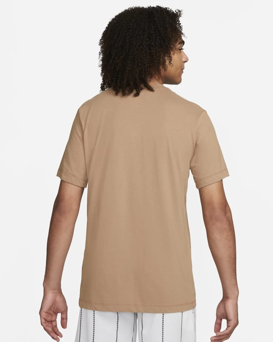 Nike Dri-FIT Men's Dark Driftwood Basketball T-Shirt – Moisture-Wicking Performance Top