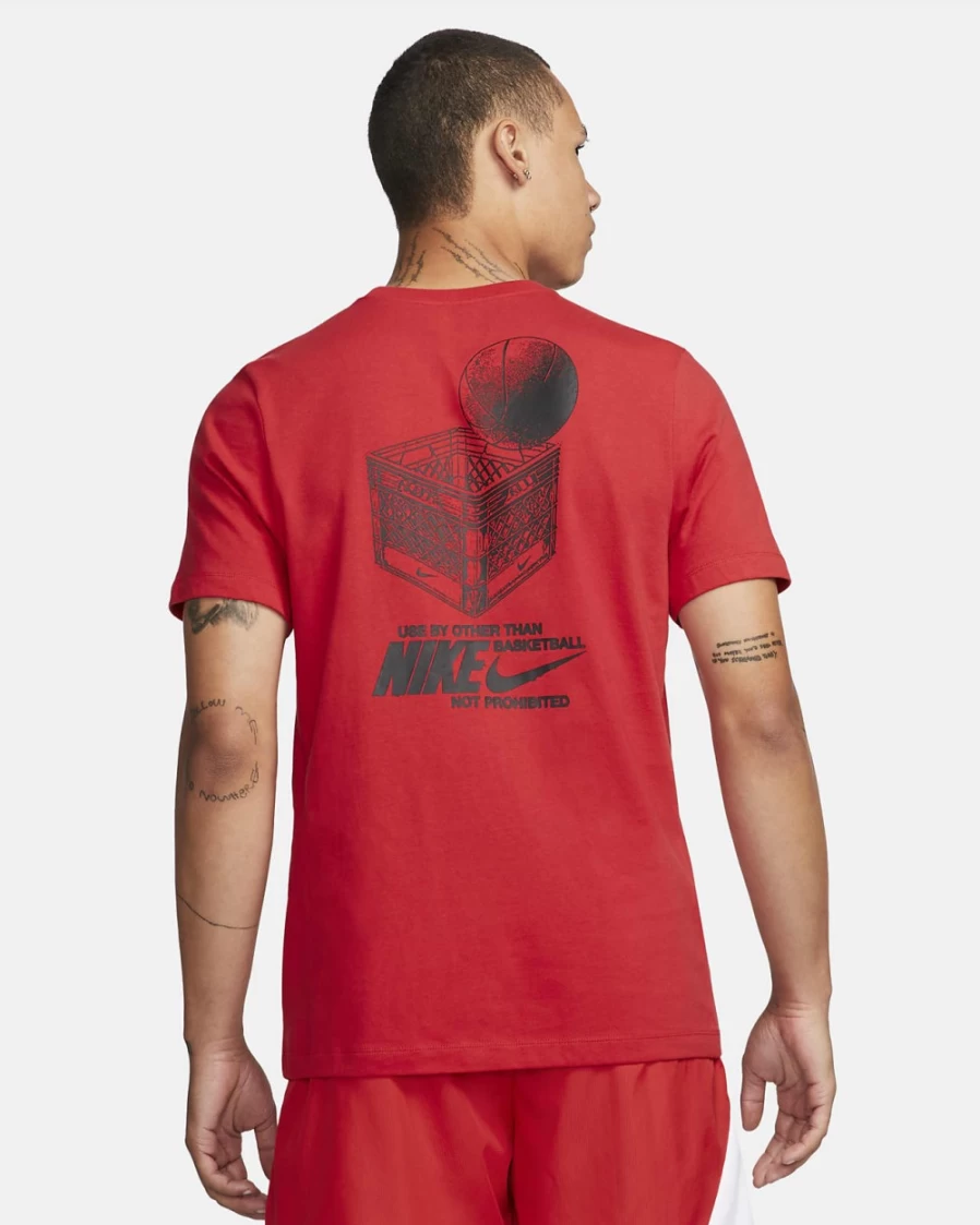 Nike Men's University Red Basketball T-Shirt – Dri-FIT Performance Top