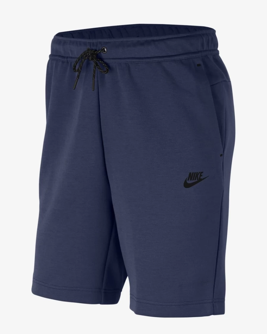 Nike Tech Fleece Men's Shorts in Midnight Navy/Black - Comfortable Sportswear for Men