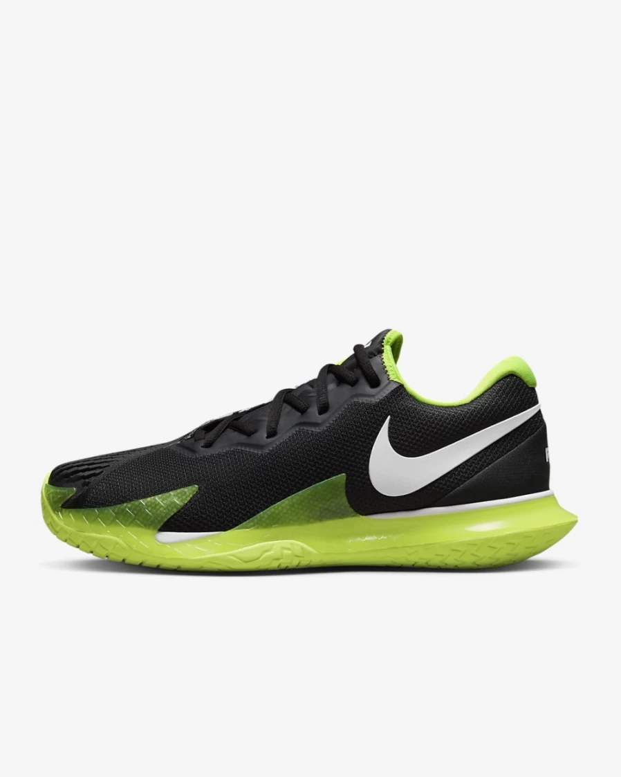 NikeCourt Zoom Vapor Cage 4 Rafa Men's Tennis Shoes Off Noir/Volt/White Hard Court